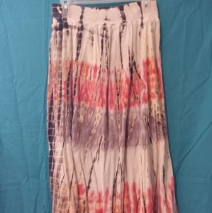 Tye dye maxi skirt-Large